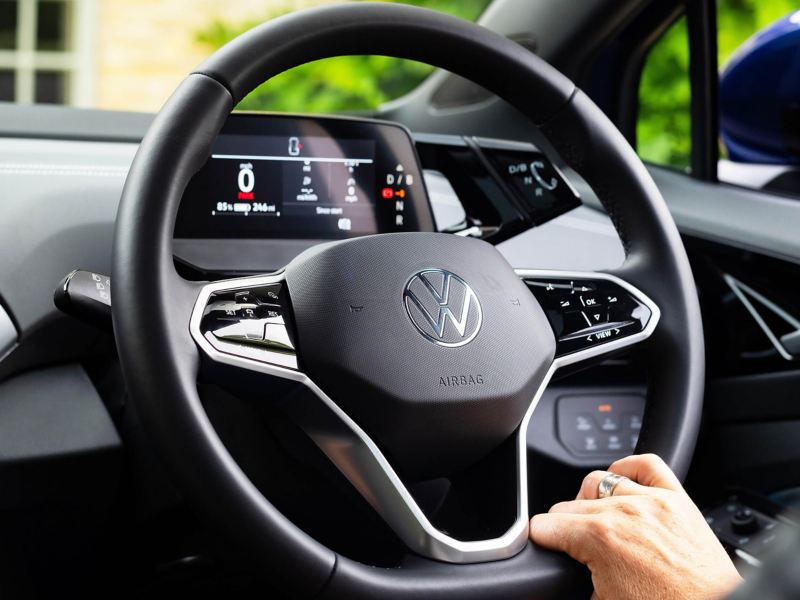 VW steering wheel