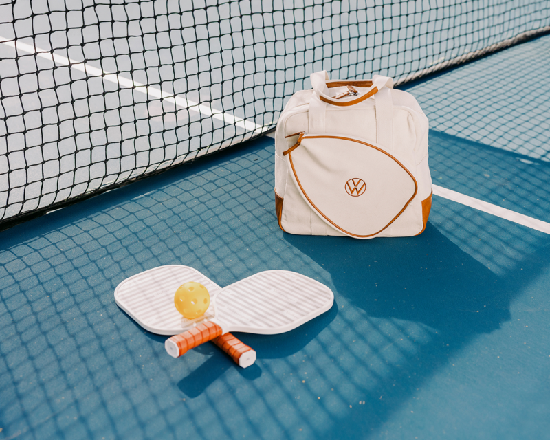 A Volkswagen inspired pickleball set.