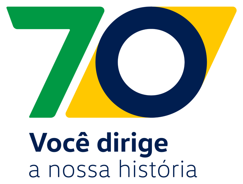Volkswagen do Brasil - Logo  70 anos