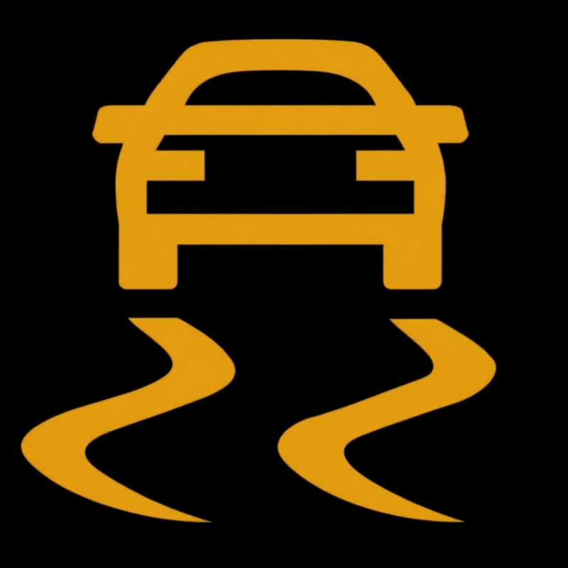 Luz de freno de mano en tablero de Volkswagen, alerta roja del sistema de frenos.