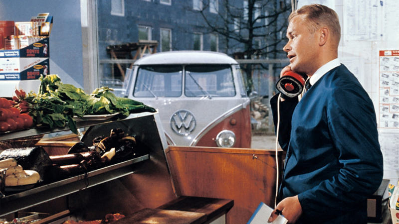 Hemleverans med Transporter 1965