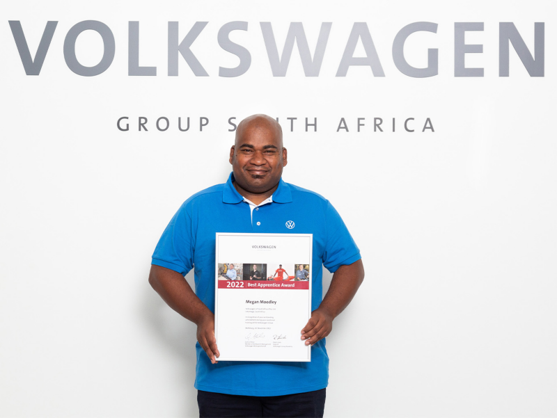 Megan Moodley selected as VWSA’s Best Apprentice