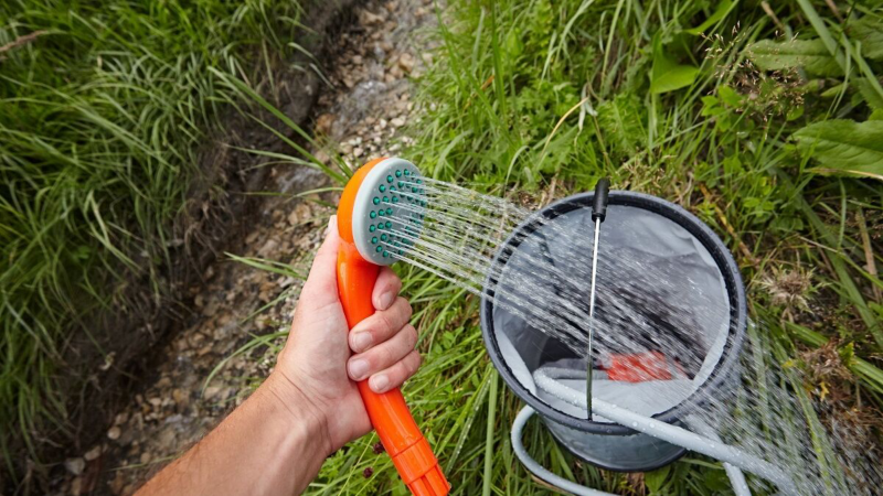 Ducha portátil para tu Volkswagen Comerciales Canarias