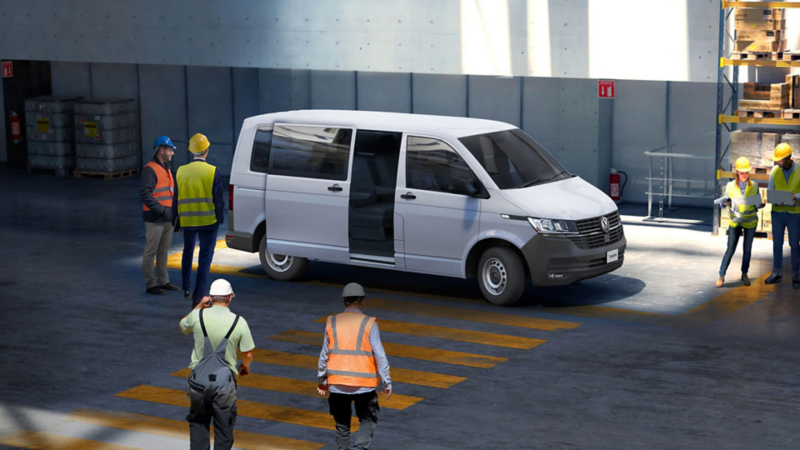 Camioneta para transporte público de pasajeros VW Transporter 