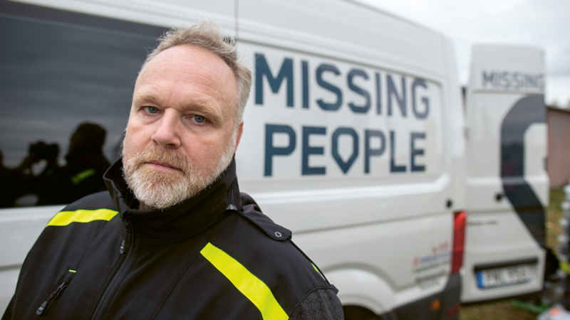 Samuel Persson, vice ordförande i Missing People Sweden