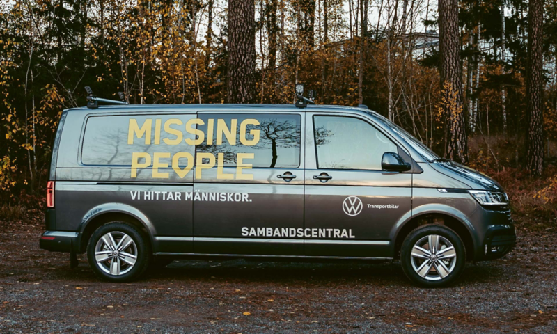 Den nya Transportern är inredd för att underlätta sök för Missing People