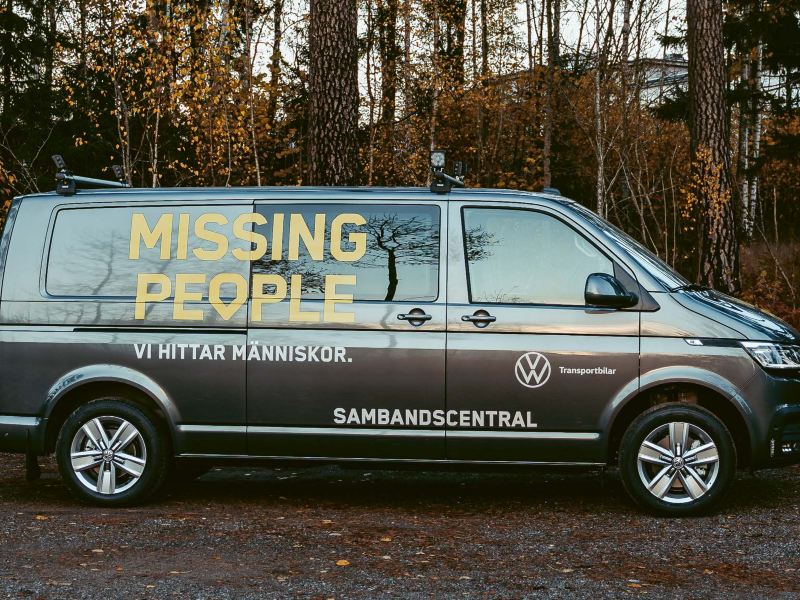Den nya Transportern är inredd för att underlätta sök för Missing People