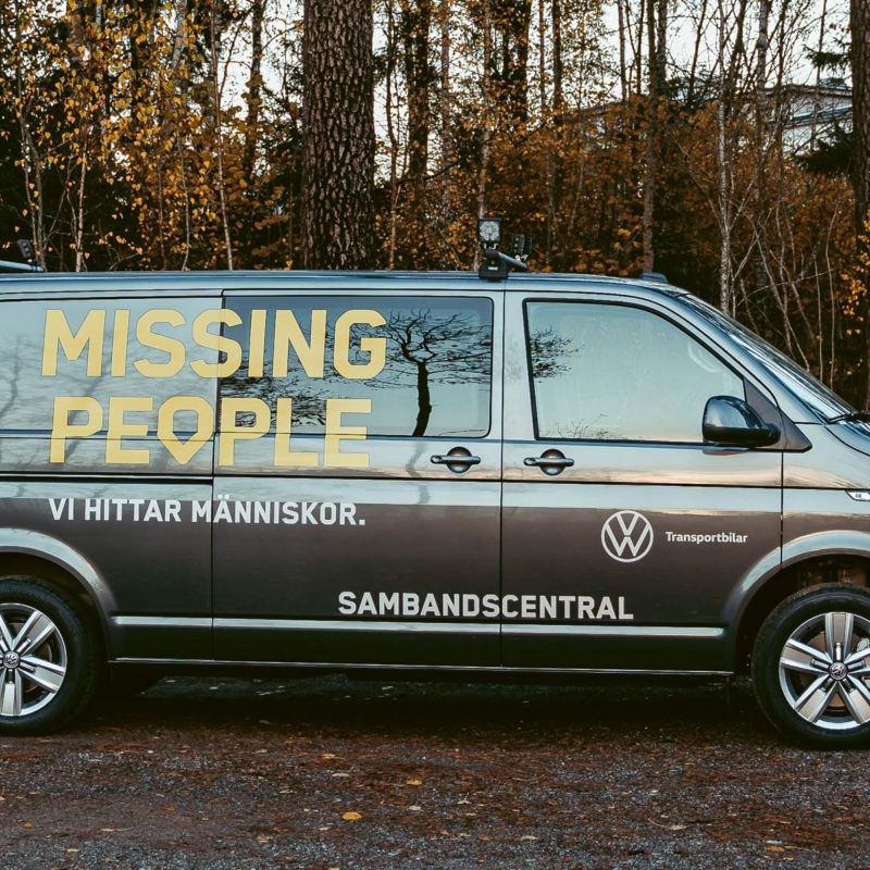 Den nya Transportern är inredd för att underlätta sök för Missing People