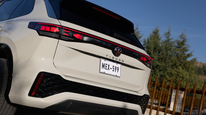 Cámara trasera de Volkswagen Tiguan, versión R-Line. 