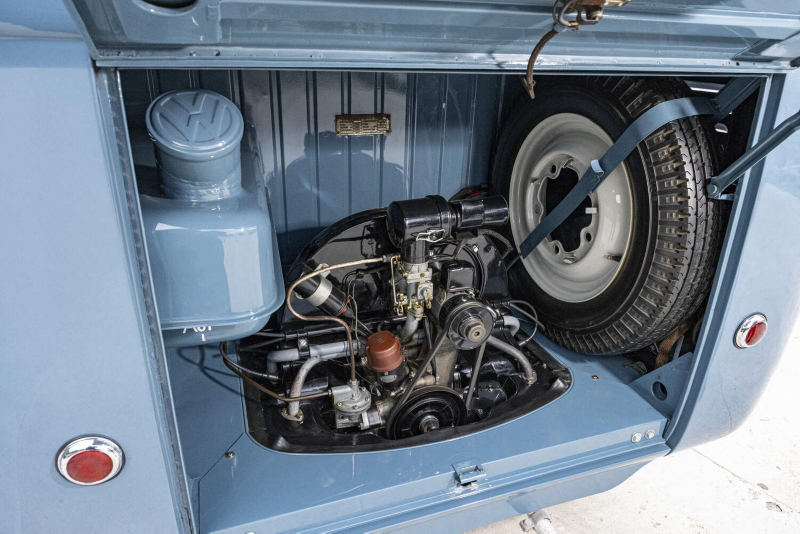 moteur du Combi, situé à l'arrière du véhicule