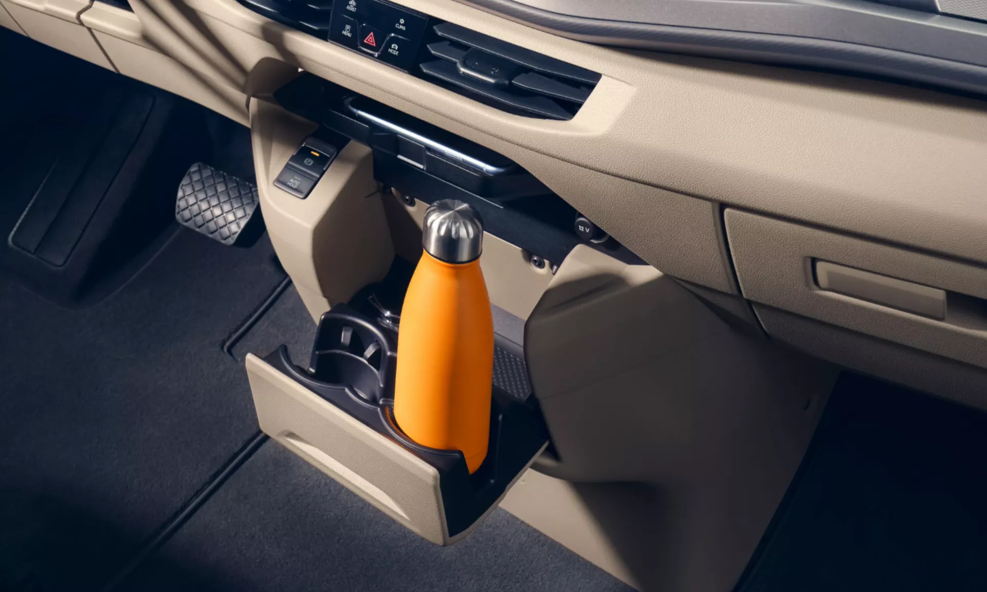 Volkswagen Caravelle interior storage