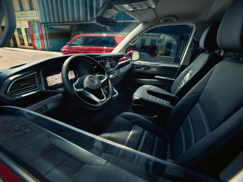 El diseño interior del VW Multivan 6.1.