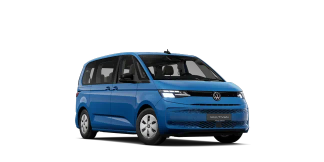 VW Multivan, widok pod skosem z przodu.