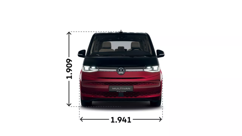 VW Multivan Style widok z przodu.