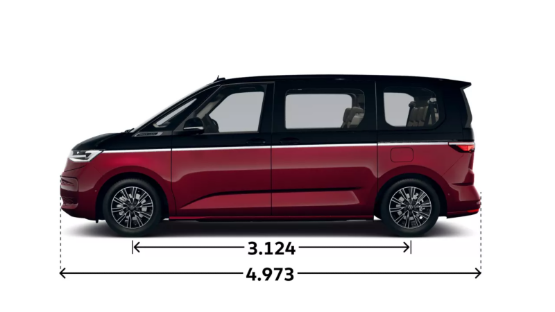 VW Multivan Style widok z boku.