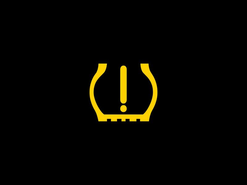 VW amber warning light TPMS