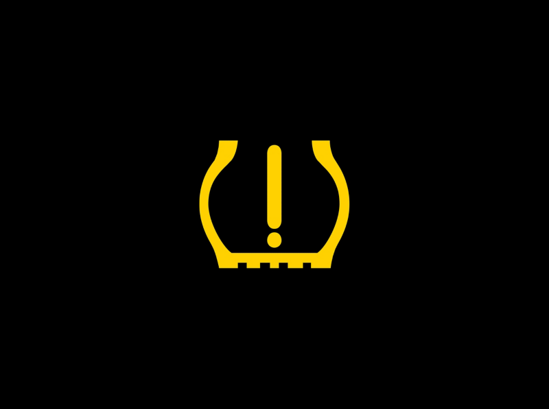 VW amber warning light TPMS