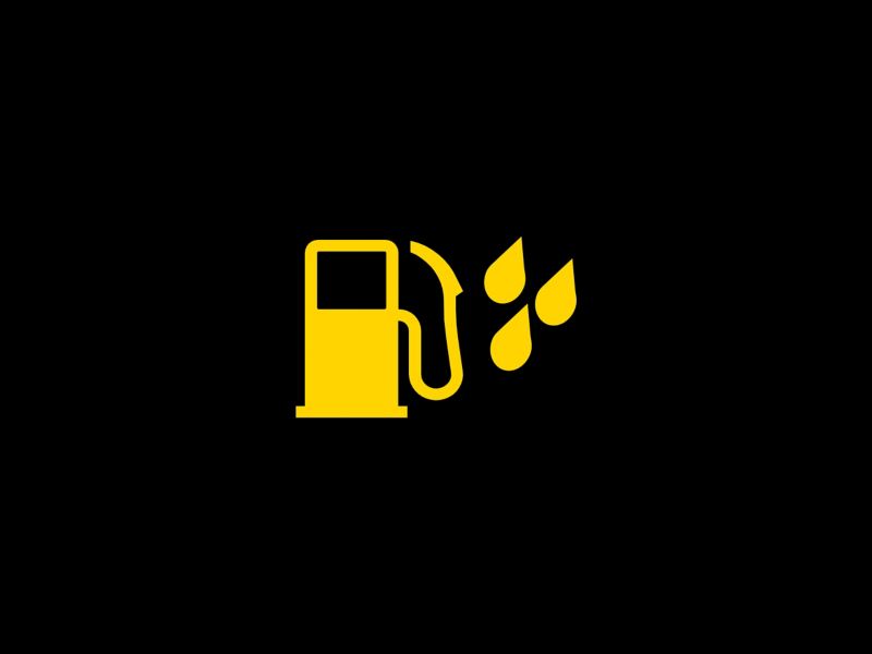 VW amber water in diesel fuel tank