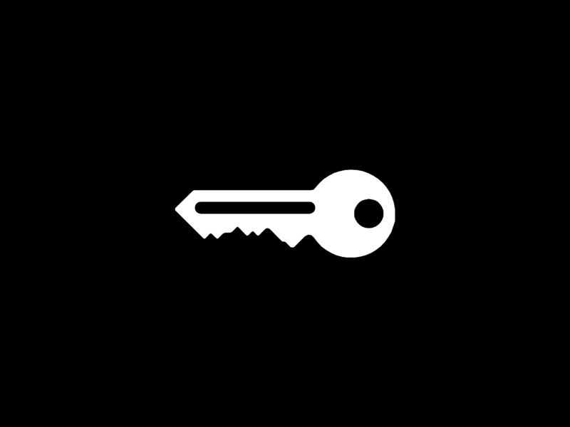 Acceso sin llave con símbolo de llave blanca VW