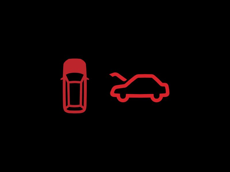 Campana de luz de advertencia roja VW