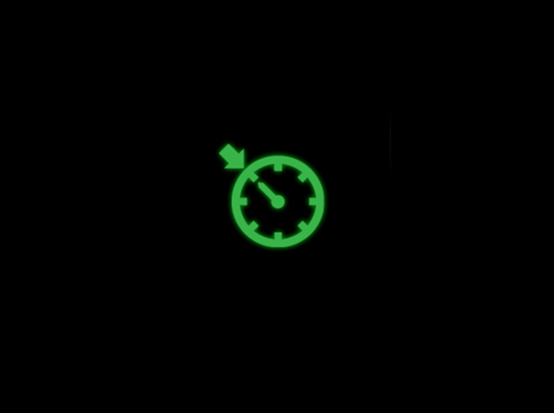 Green - Cruise Control symbol