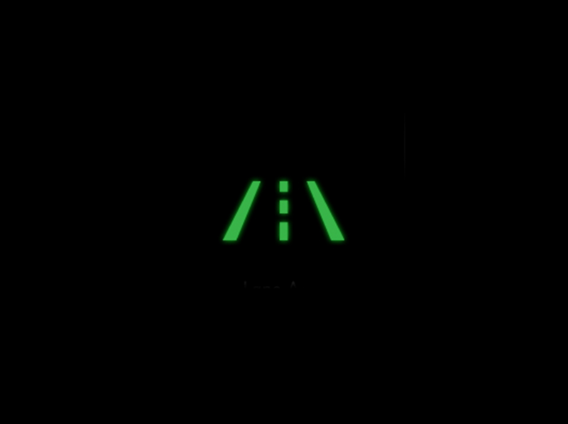 Green - Lane assist symbol