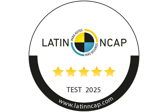 Sello Latin NCAP de cinco estrellas obtenido por el Volkswagen Taos en 2025
