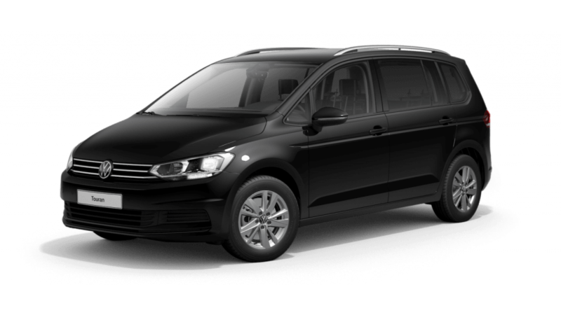 volkswagen touran negro efecto perla