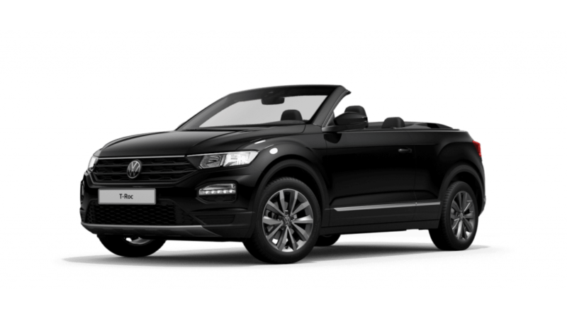 volkswagen T-Roc Cabrio negro profundo efecto perla