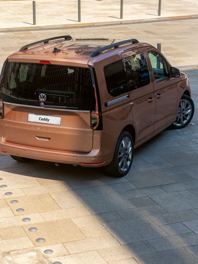 rear view of the new volkswagen caddy
