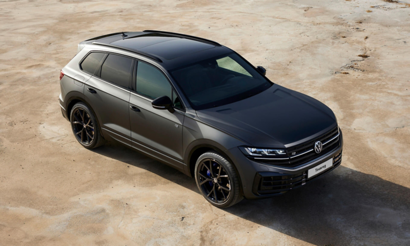 aerial shot of the Volkswagen Touareg