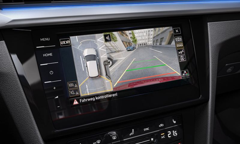  all-around view infotainment system screen