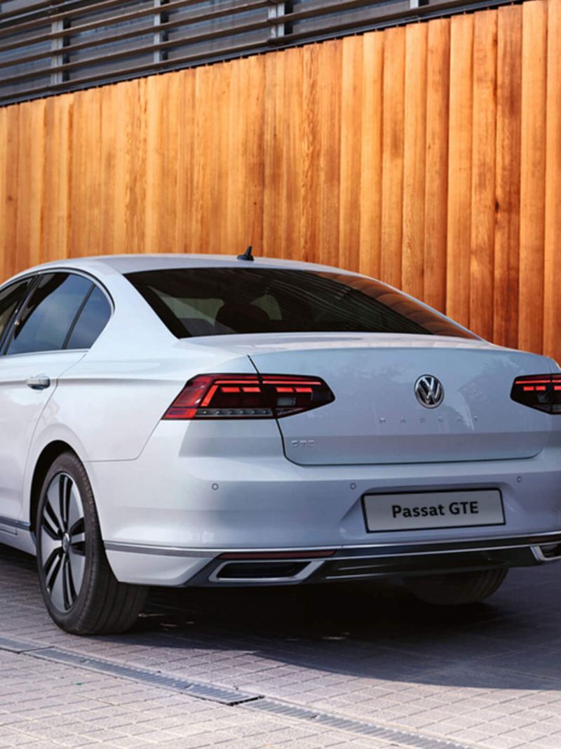 rear view of the new passat gte