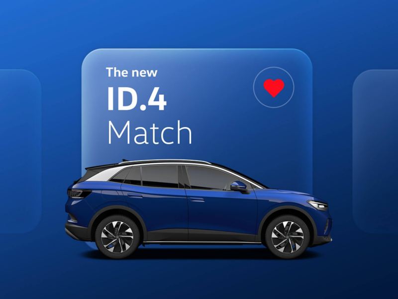 Image showing the ID.4 Match trim against a blue background.