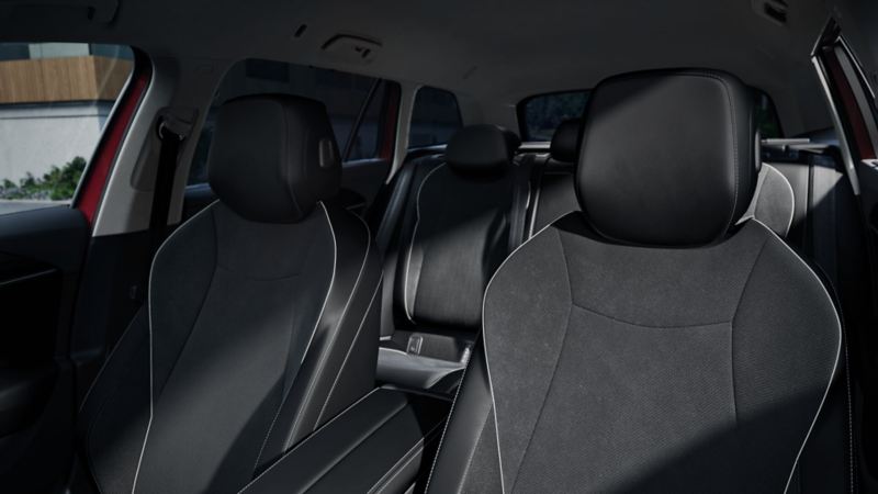 Interior view of the VW Passat ergoActive seats
