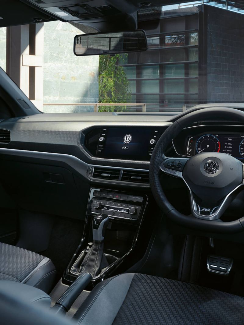 Shot of Volkswagen T-Cross dashboard