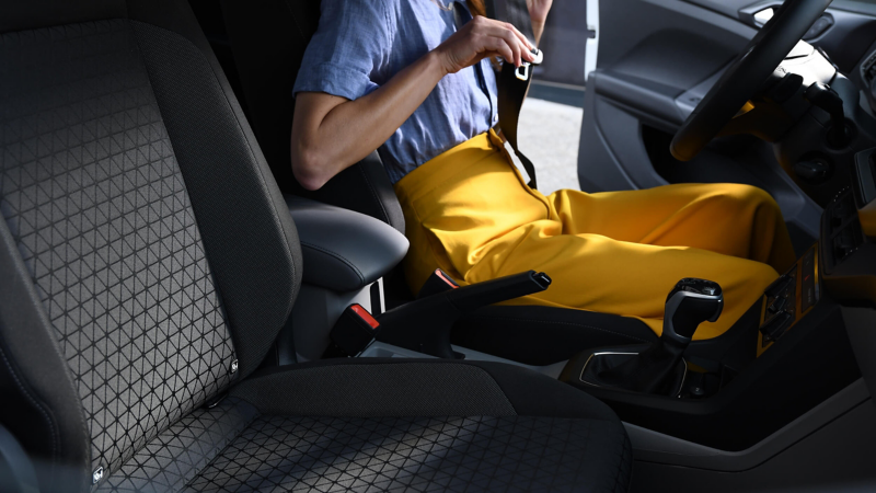 The seats of a Volkswagen T-Cross
