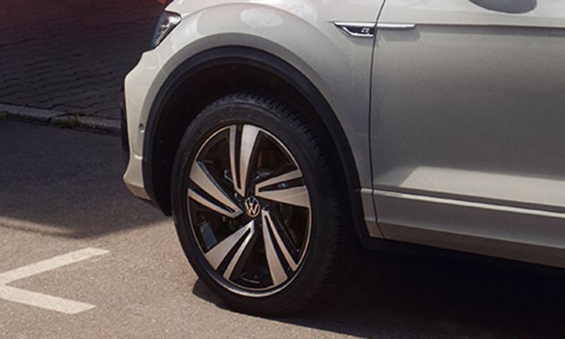 Exterior wheel detail on a T-Roc