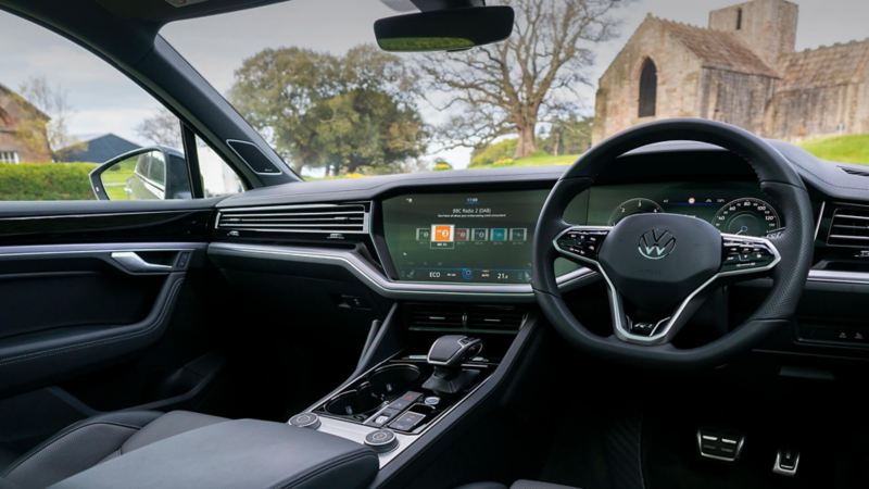 A view of a Touareg dashboard