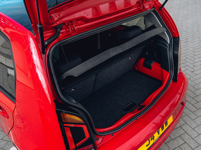 Interior boot space of VW up