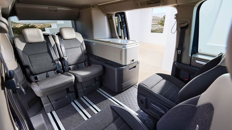 Interior photo of the VW California. 