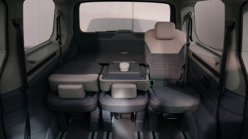 Image showing the interior of the VW Multivan.