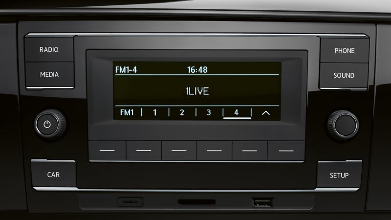 System radiowy Volkswagen „Composition Audio”.