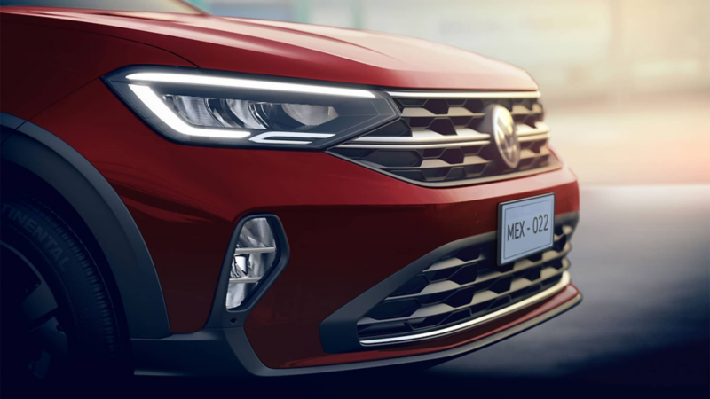 Parrilla de Nuevo Nivus 2022 de Volkswagen. 