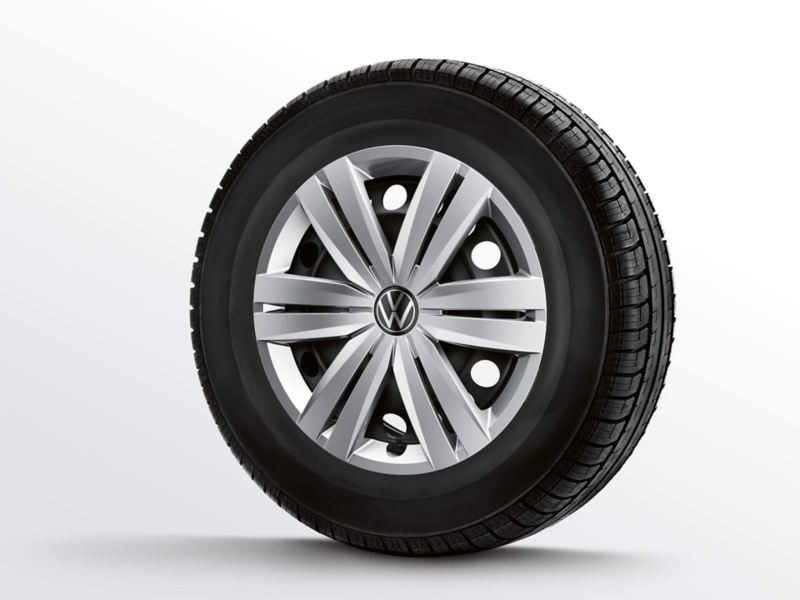 Rines de acero 6,5J color negro para Volkswagen Caddy Cargo