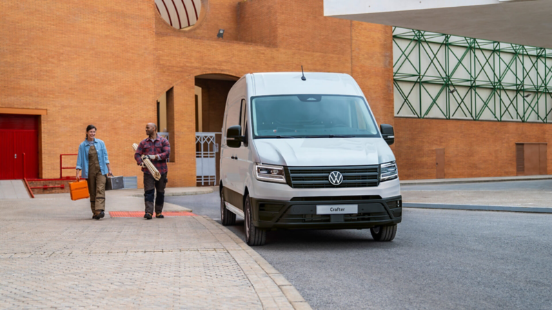 Camioneta tipo Van Volkswagen Crafter 2025 vista frontal