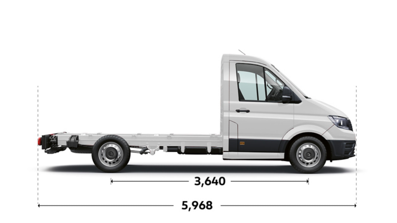 Dimensiones Nuevo Crafter Chasis Cabina 3.5t