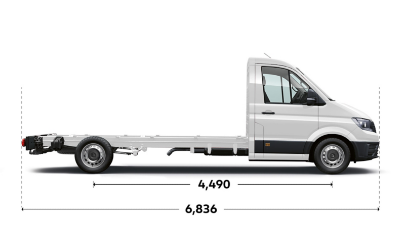 Dimensiones Nuevo Crafter Chasis Cabina 5.0t