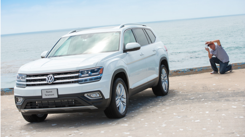 Camioneta Teramont de Volkswagen equipado con los mejores sistemas de seguridad