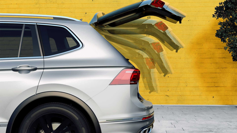 Nuevo Tiguan 2022 - Apertura de cajuela trasera